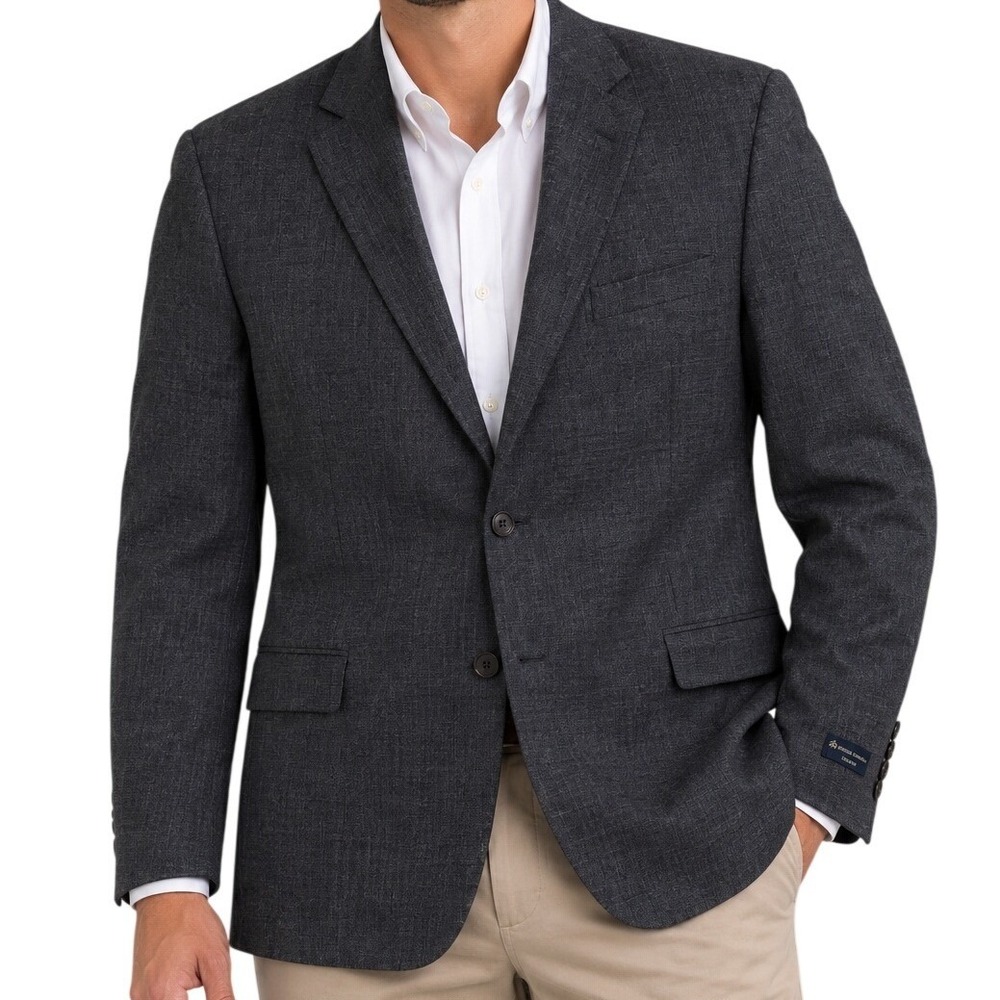 Brooks Brothers Charcoal Grey Explorer Regent Fit Blazer Men's 46R NWT